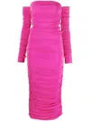 The Andamane Andamane Women's Pink Polyester Dress In Pink
