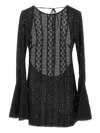The Andamane Open-knit Mini Dress