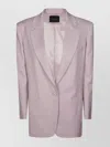 The Andamane Oversized Blazer With Notched Lapel And Front Pockets