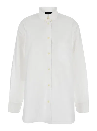 THE ANDAMANE WHITE SHIRT WITH BUTTONS IN COTTON BLEND WOMAN