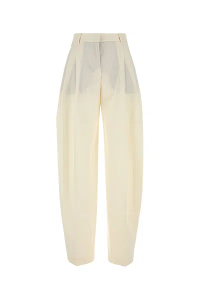 THE ANDAMANE IVORY GABARDINE PANT