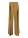 The Andamane Tara - Super Oversize Fit Pants In Yellow