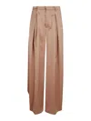The Andamane Pink And Purple Tailored Trousers In Pink