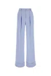 The Andamane Ide-leg Cady Pants With Darts