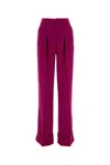 The Andamane Tailored Pleated Trousers With Belt Loops In Cyclamin