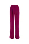 The Andamane Tailored Pleated Trousers With Belt Loops In Cyclamin