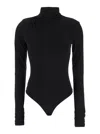 The Andamane Parker Stretch Jersey Bodysuit In Black