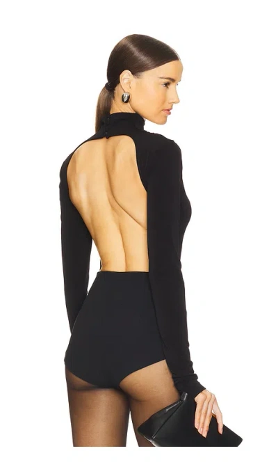 The Andamane Parker Bodysuit In Black