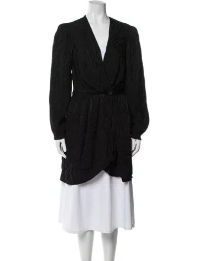 Pre-owned The Andamane Patterned Jacket In Black
