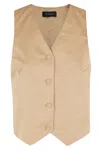 The Andamane Blush Pauline Vest In Blush