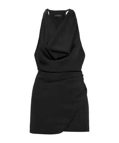 THE ANDAMANE THE ANDAMANE COWL-NECK MINI DRESS