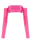 The Andamane Lexi Crystal-embellished Top In Pink