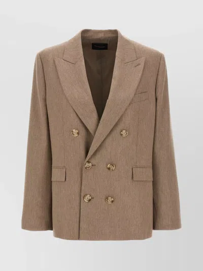 THE ANDAMANE 'PIXIE' BLAZER DOUBLE-BREASTED STRUCTURED SHOULDERS