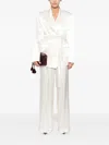 The Andamane Pleat-detail Trousers In White