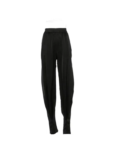 The Andamane Pleated Button-cuff Trousers In Black
