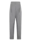 The Andamane Yolene High Waisted Pants With Cuff In Gray
