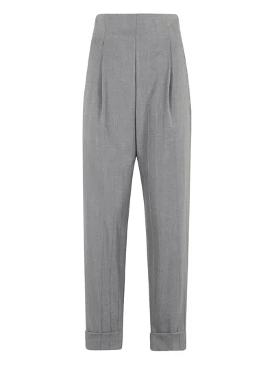 THE ANDAMANE PLEATED CROPPED TROUSERS