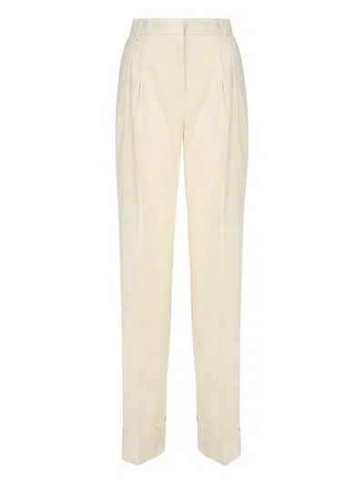 THE ANDAMANE PLEATED-FRONT CUFFED-HEM TROUSERS