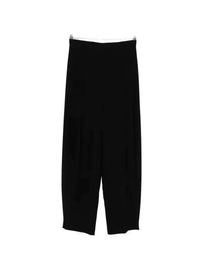 The Andamane Pleated Trousers In Black