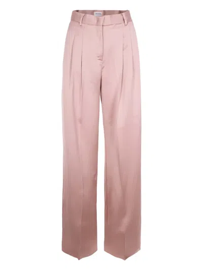 The Andamane Pleated Trousers In Pink
