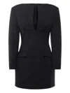 The Andamane Plunge Pocket Dress In Black