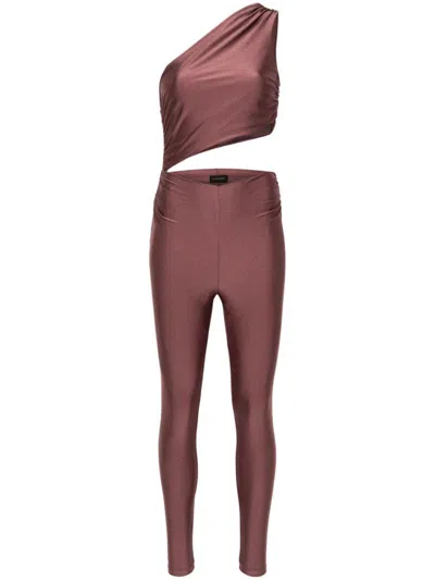 The Andamane Poppy One Shoulder Cut Out Jumpsuit