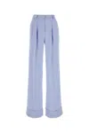The Andamane Ide-leg Cady Pants With Darts