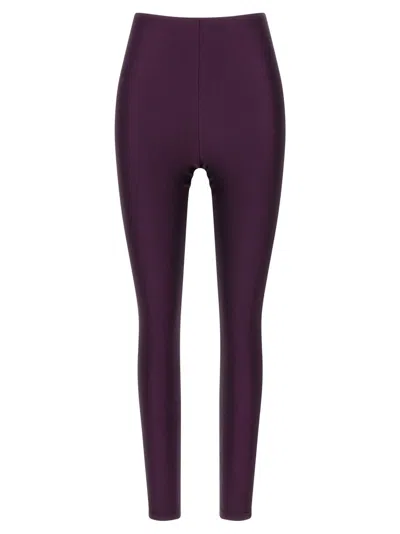 THE ANDAMANE PURPLE HOLLY 80S LEGGINGS