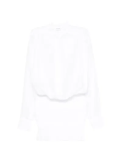The Andamane Rania Shirred Dress In White