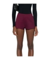 The Andamane Rear Zipper Shorts In Brown