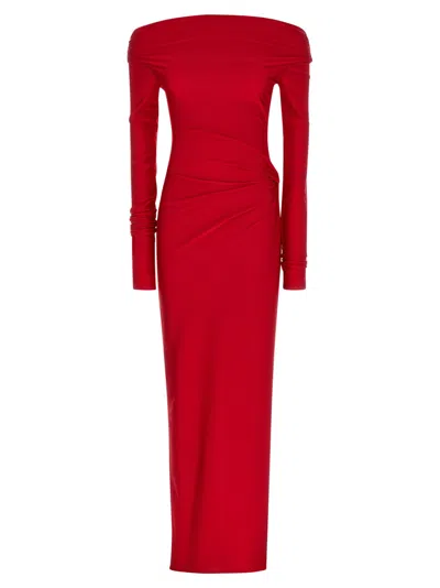 THE ANDAMANE RED WALLIS JUMPSUIT