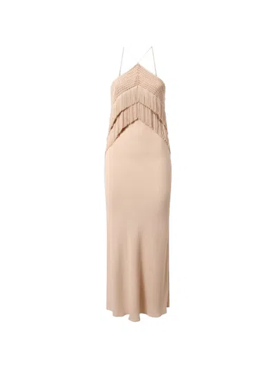 The Andamane Reina Midi Dress In Brown