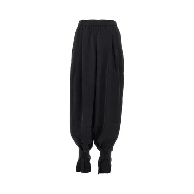 The Andamane 'renee' Cupro Pants In Black