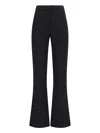 The Andamane Rhinestone Trousers In Black Fabric In Black