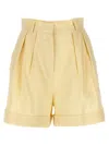 The Andamane 'rina' High Waist Bermuda Shorts In Brown