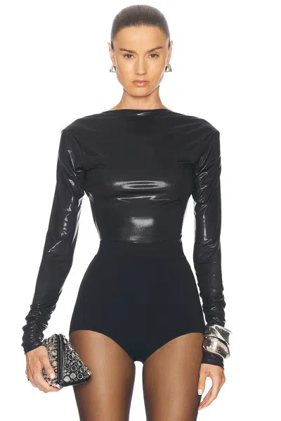 The Andamane Sabrina Bodysuit In Black