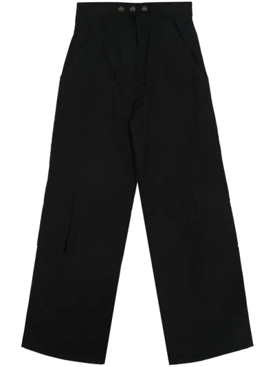 The Andamane Sarah Cargo Trousers In Black