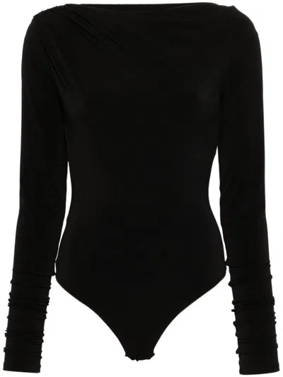 The Andamane Serafina Bodysuit In Black