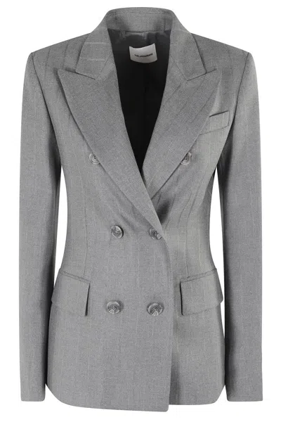 THE ANDAMANE SHANNON DOUBLE BREAST FITTED BLAZER