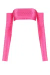 The Andamane Lexi Crystal-embellished Top In Purple