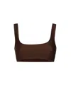 The Andamane Short Top In Coffee