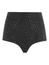 The Andamane Tailored Culottes With All-over Rhinestone Detail In Multi
