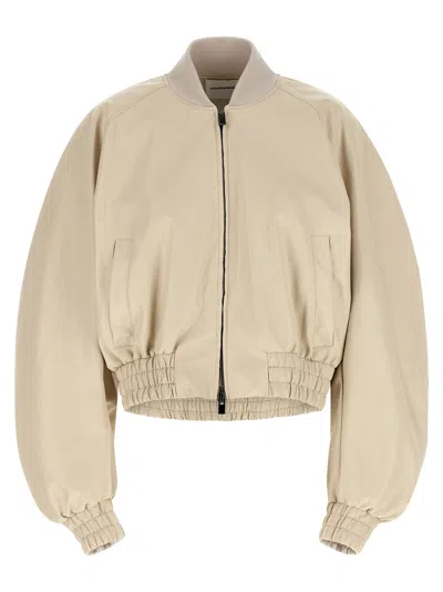 The Andamane 'sierra' Bomber Jacket In White