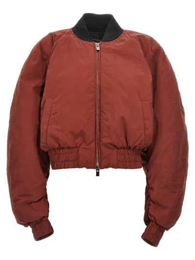 THE ANDAMANE THE ANDAMANE 'SIERRA' CROPPED BOMBER JACKET