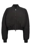 The Andamane Sierra Cropped Bomber Jacket