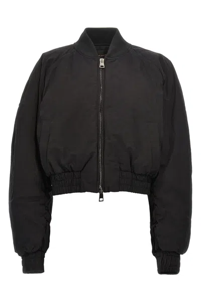 THE ANDAMANE THE ANDAMANE 'SIERRA' CROPPED BOMBER JACKET