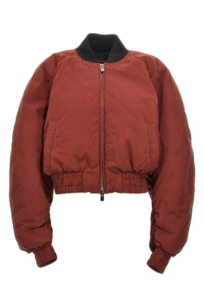 THE ANDAMANE THE ANDAMANE 'SIERRA' CROPPED BOMBER JACKET