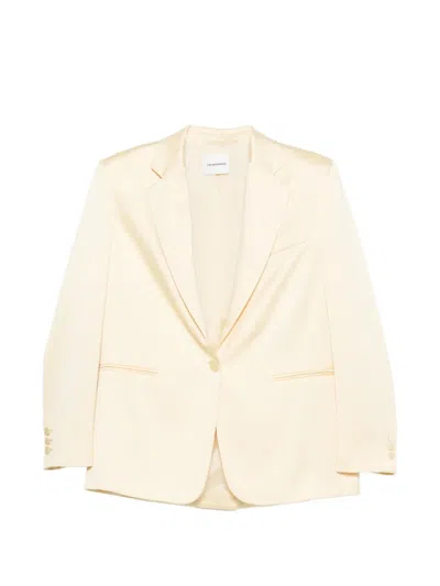 The Andamane Single-breasted Blazer In Yellow