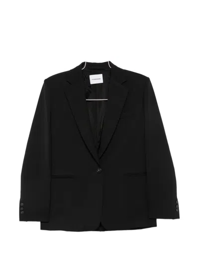 The Andamane Single-breasted Notched-lapels Blazer In Black
