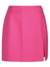 The Andamane Woman Mini Skirt Fuchsia Size 6 Viscose, Polyester In Multicolor